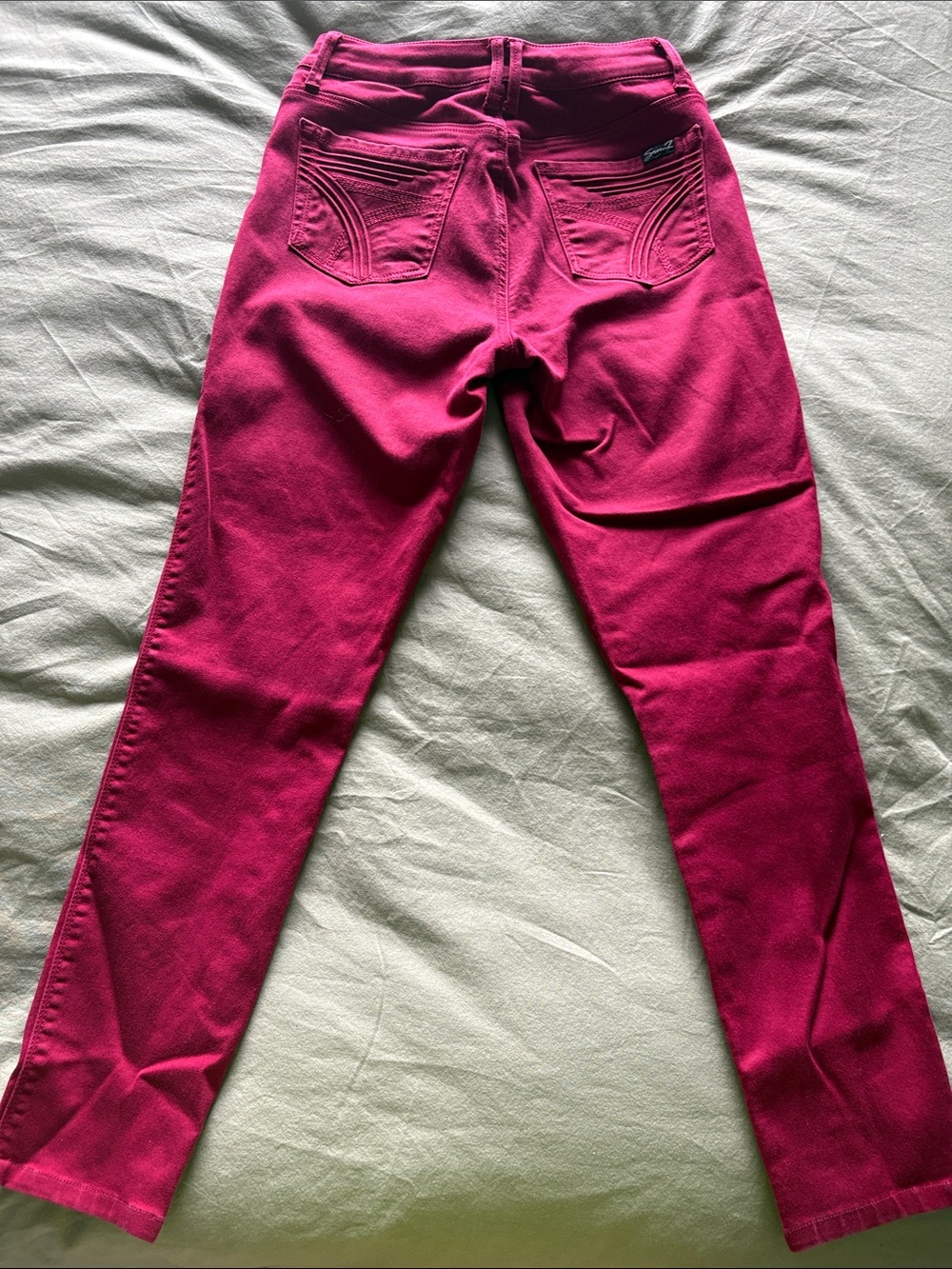 Seven7 Raspberry Skinny Jeans - Picture 5 of 7